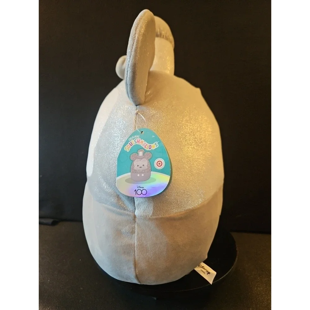 Disney 100 Silver Steamboat Willie Mickey Squishmallow  14